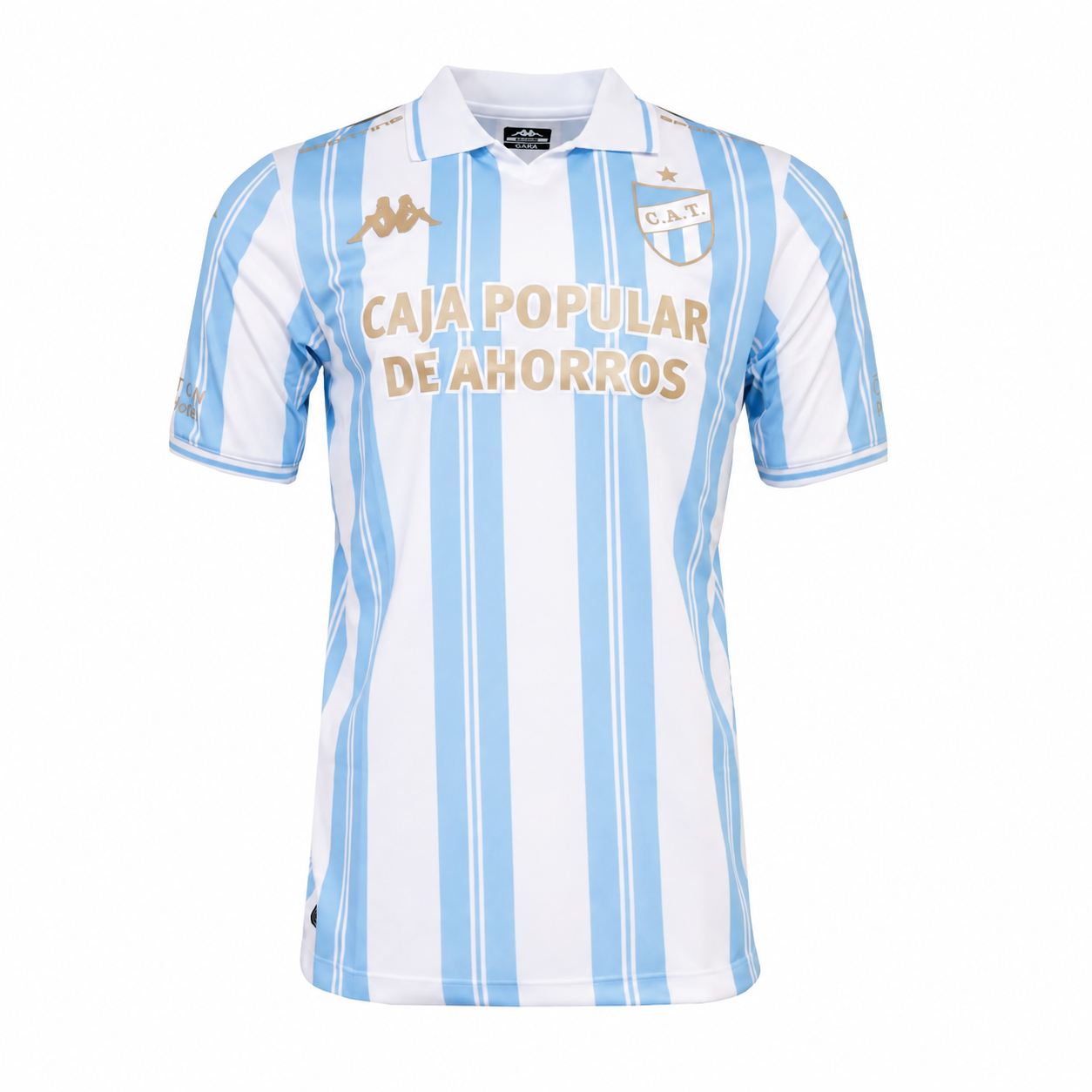 01-camiseta-atletico-tucuman-titular-2026-kappa-kombat-regular-blanco-celeste-frente Camiseta Atlético Tucumán Titular 2026 Kappa Kombat Regular - Imagen 1