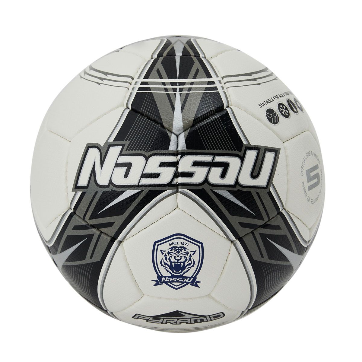3494p - A Pelota de Fútbol Nassau Pyramid N°5 - Imagen 1