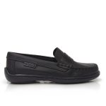 Zapatos Scarpino Mocasin Bufalo Vincha Cuero Flor